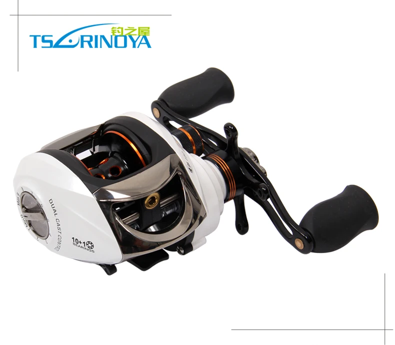 

TSURINOYA Water Drop Fishing Reel 10+1 Bearings 2 Control Systems Right Left Hand Bait Casting Reel Gear Ratio 6.3:1 Salt Water