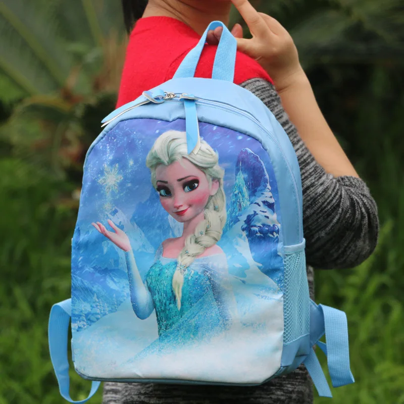 Детский плюшевый рюкзак с изображением Эльзы из мультфильма «Холодное сердце» для детского сада, Софии, сумка для школы, детский рюкзак для девочек, рюкзак для учеников начальной школы