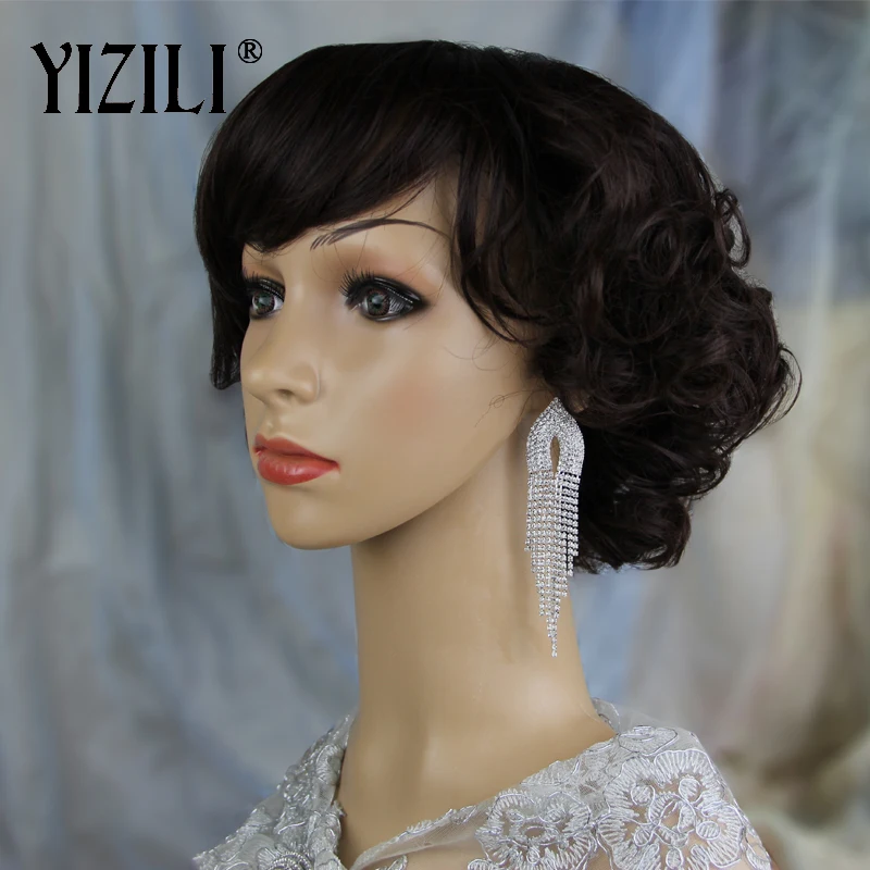 Женские длинные серьги кисточки YIZILI серебристые/золотистые висячие со стразами