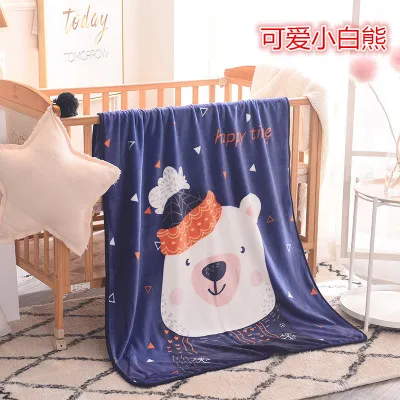 Winter Newborn Baby Blankets Coral Fleece Infant Kids Blanket Boy Girl Bebe Swaddle Nap Stroller Wrap Kids Baby Bedding Blanket - Цвет: thin