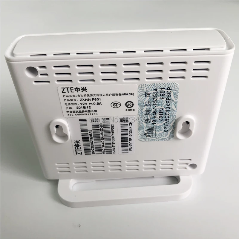 Бесплатная доставка ZTE ZXA10 F601 GPON ONU ONT FTTH SFU режим маршрутизатора FTTO с 1GE портом