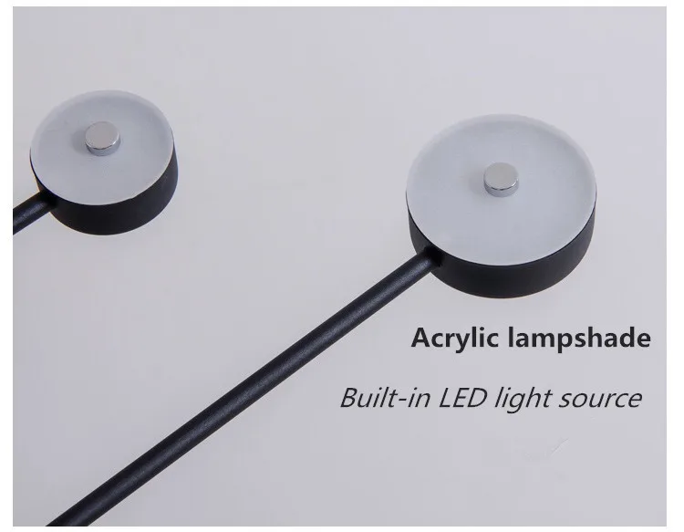 LED220V110V простой три лампы внутреннего освещения дома гостиная кухня исследование спальня прикроватные лестницы ванная комната настенная