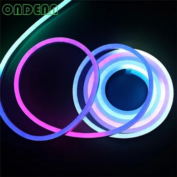 

5M/pcs Waterproof WS2811 RGB LED Flex Neon Light IP68 60led/m With Plug LED Neon Tube,LED Flex Tube RGB CE RoHS Free Shippingpcs
