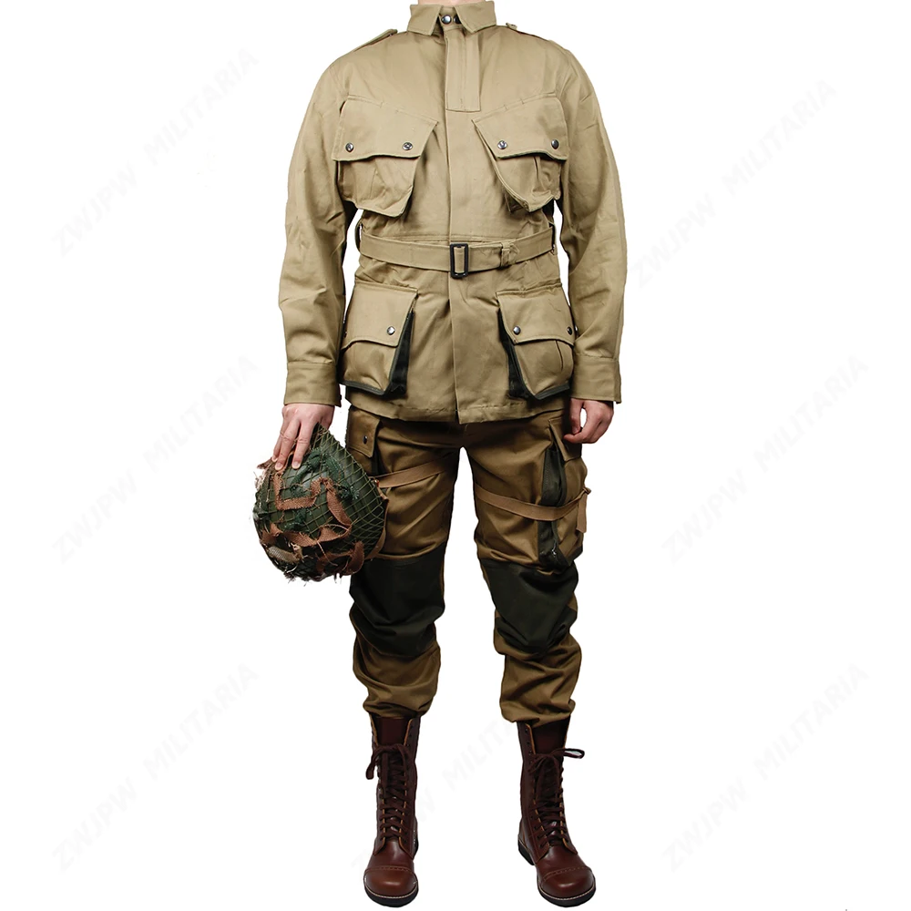 Военная Униформа Второй мировой войны США М42, 101, десантники ВВС, военные костюмы, тактическая уличная куртка и штаны, США/501101, без обуви, без шлема