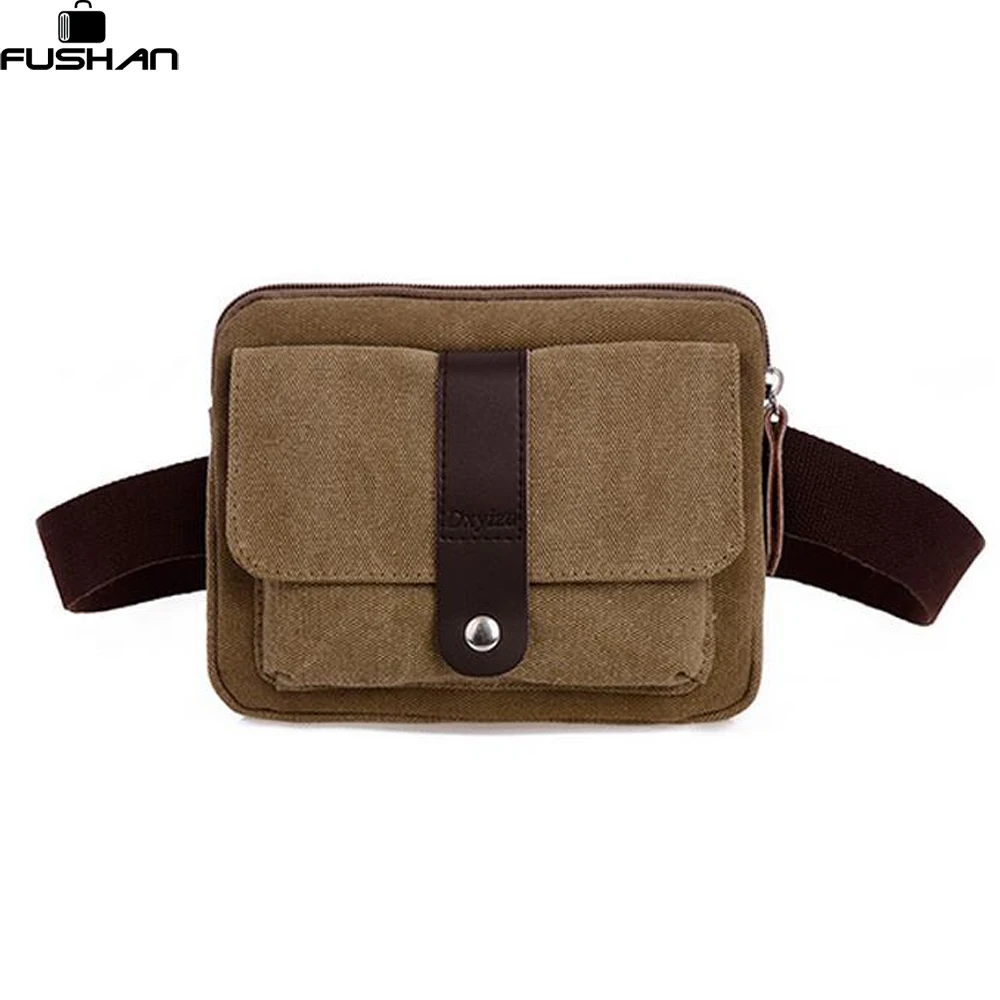 black leather waist bag camo fanny pack