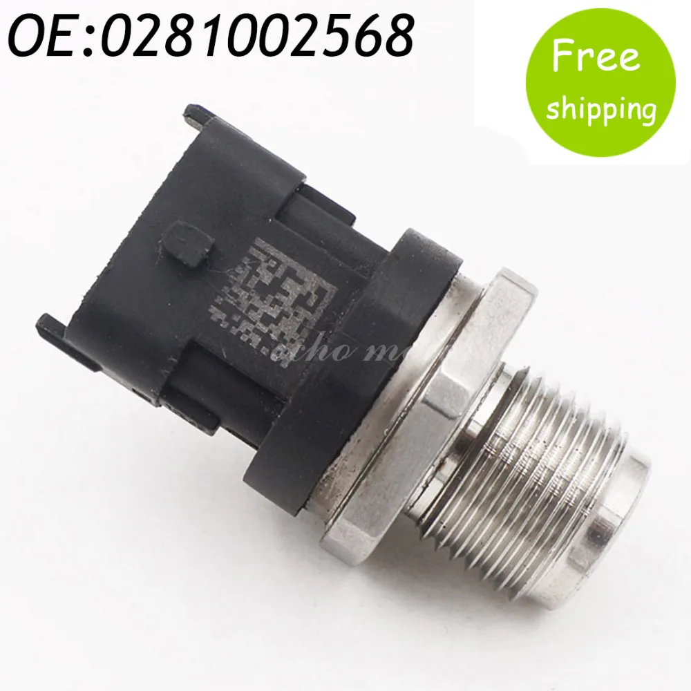 New Fuel Injection Rail Pressure Sensor For Renault Hyundai Fiat Lancia 0281002568
