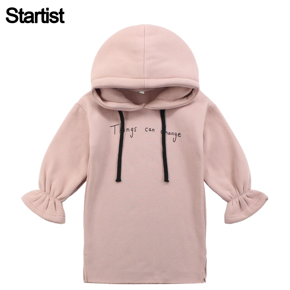 

Girls Dress Letter Printed Kids Autumn Dress Long Sleeve Hoodies Dress Girl Teenage Clothing For Girls 6 8 10 12 13 14 Year