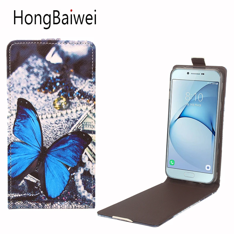 

Case For Samsung Galaxy A8 2016 Cover Fashion Girl Pattern Vertical Flip PU Leather Mobile Phone Case Cover For Samsung A8 2016