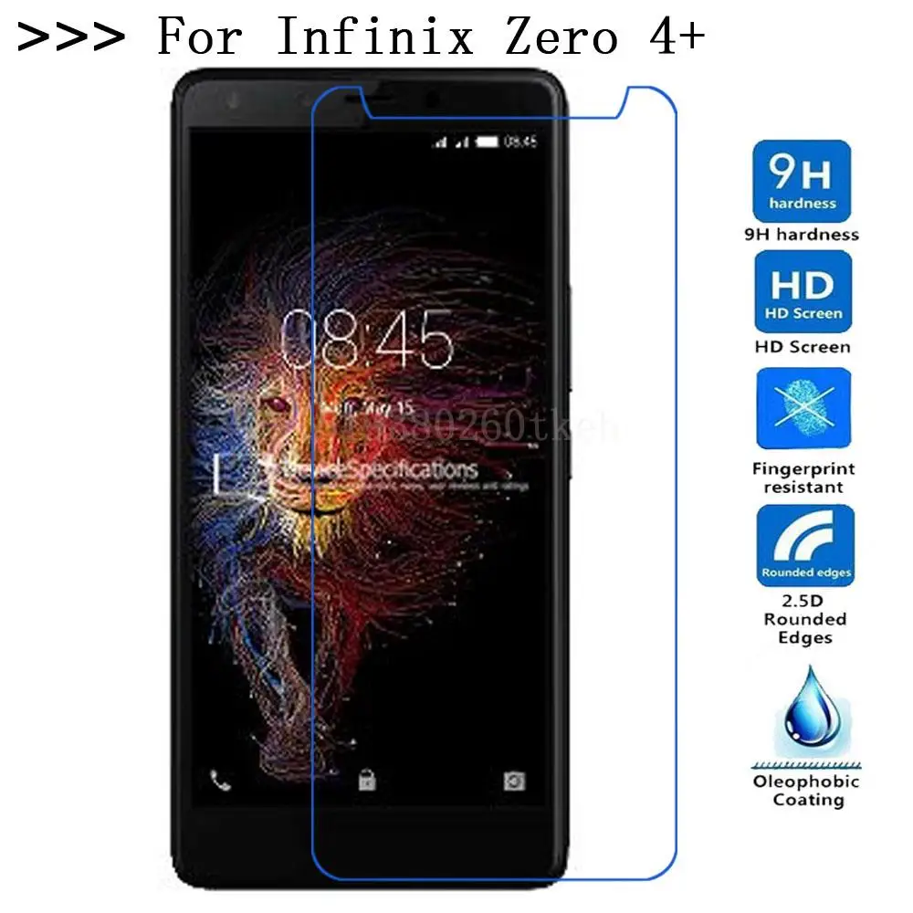 

For Infinix Zero 4+ Tempered Glass On For Infinix Zero 4+Screen Protector 9h Toughened Protective Glass phone film