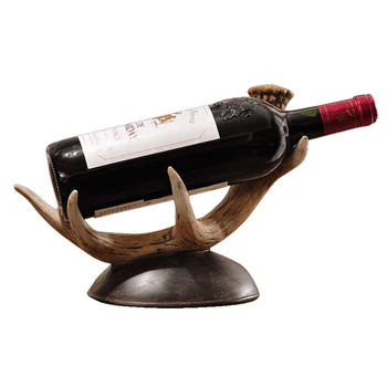

Wine rack decoration wine bottle shelf European creative living room home modern minimalist personality imitation wood home
