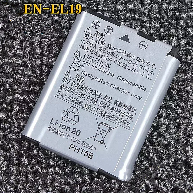 EN-EL19 RU EL19 литиевые батареи пакет ENEL19 Цифровая камера Аккумулятор для Nikon Coolpix S2600 S2700 S3100 S3500 S4100 S5200 S6400
