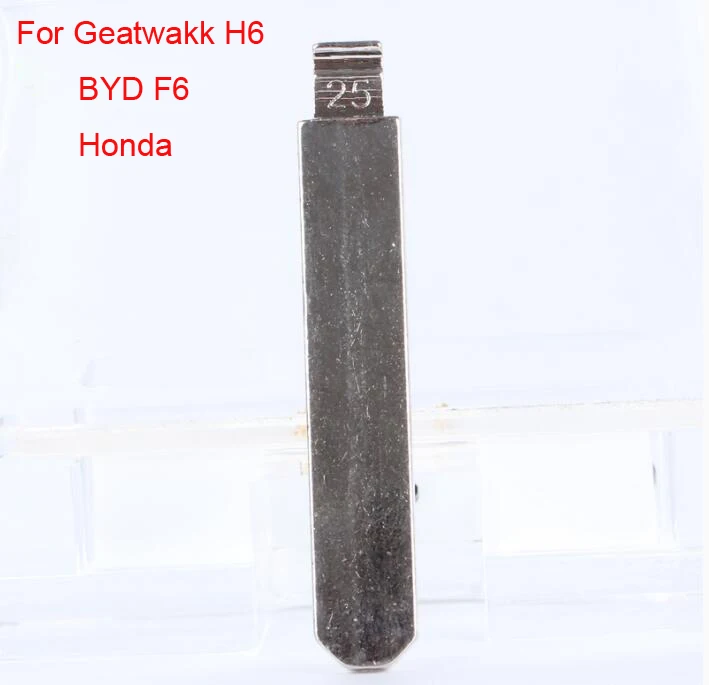 Замена флип дистанционный ключ Заготовка ключа автомобиля лезвие для Great Wall H3 H6 M2 M4 C30 витиеватый Honda Subaru BYD F6(#5#25#69#125 - Количество кнопок: H6 F6 Honda