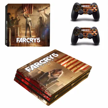 

Removable Far Cry Farcry 5 PS4 Pro Skin Sticker Decal For Sony PlayStation 4 Console and Controllers PS4 Pro Skin Sticker Vinyl