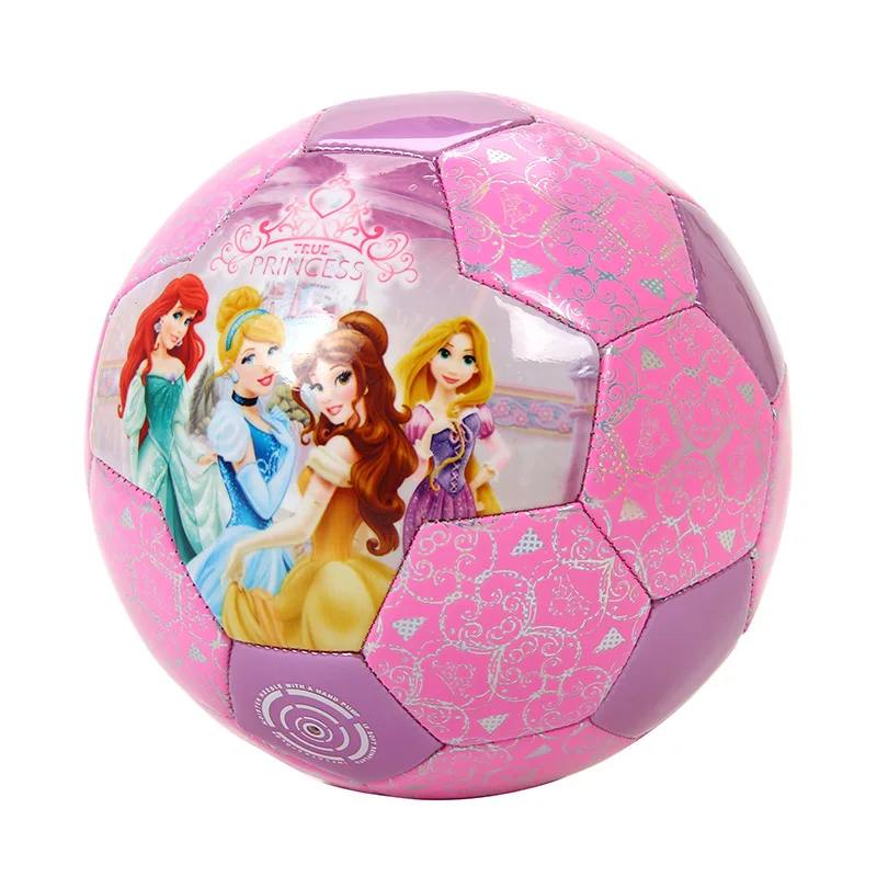 Disney Mickey Princess  Outdoor&Indoor Sports Mini Football Ball Toy PVC High Bounce Kids Pat Toy Soccer Balls Sports 18cm (1)