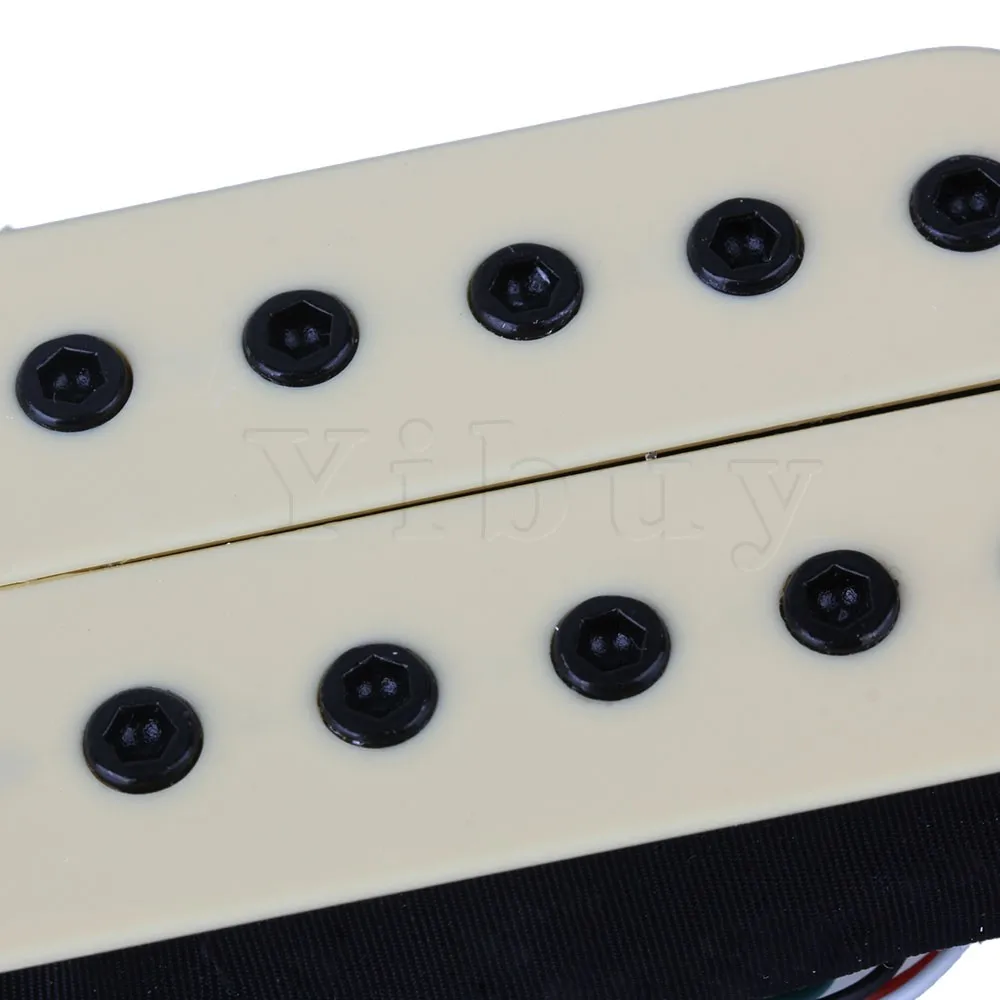 Yibuy электрогитара Мост Пикап Humbucker Double Coil Слоновой Кости Высокий Выход музыкальные инструменты гитара аксессуары