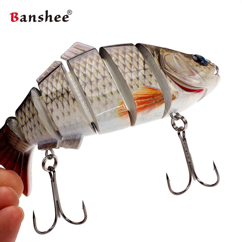 

Big bass lures Fishing Wobbler Lifelike Multi Jointed 6 Segments Swimbait VSJ06-6 Hard Bait Isca Artificial hard bait Sinking