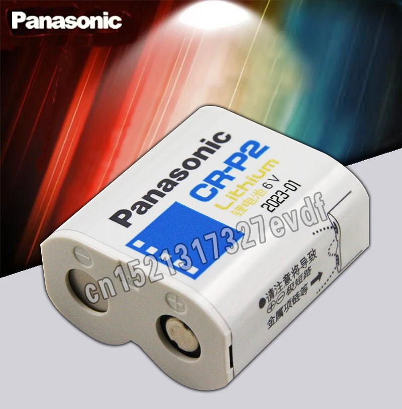 1 упак./лот новый оригинальный Panasonic CR P2 6V 2CP4306 1300mah литиевый аккумулятор для камеры