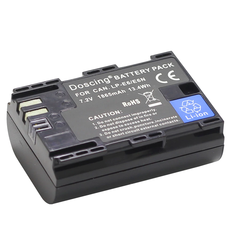 1p Lpe6 Lp E6 Builtin Import Battery Cells Camera Battery For Canon