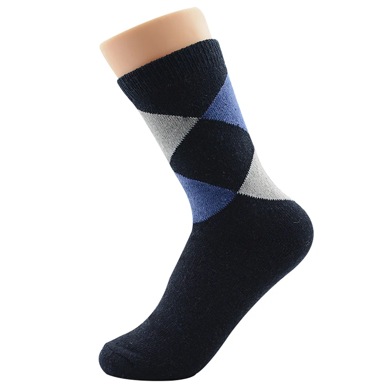 AZUE 5 пар в винтажном стиле зимние носки мягкие теплые шерстяные носки повседневные носки для мужчин/женщин