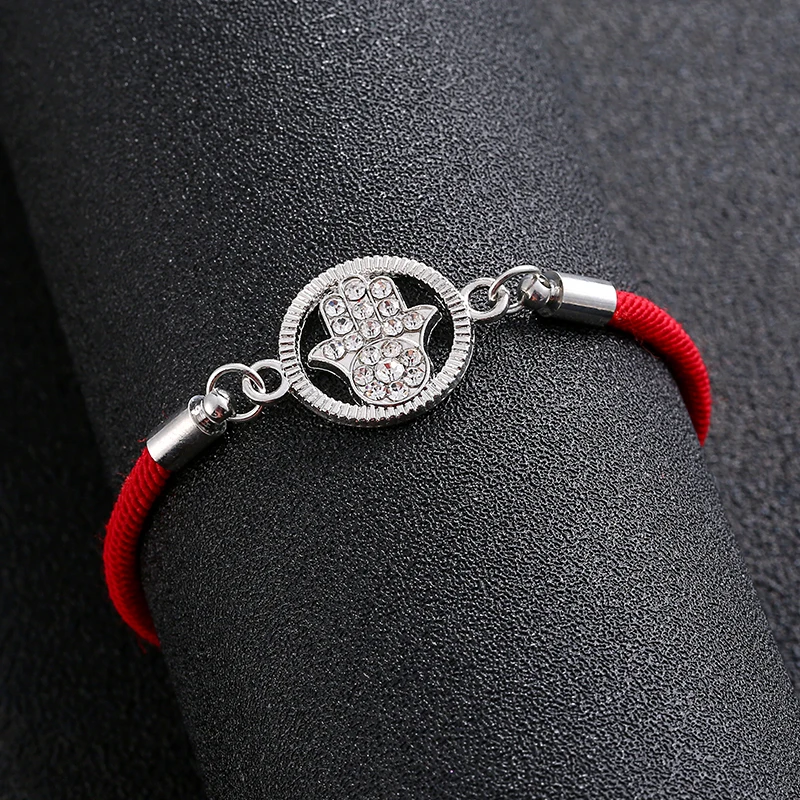 Cute Allah Muslim Religious Heart Moon Bracelet for Women's Eid al-Fitr Jewels of Fatima Eye of Evil Spirit Gift Wholesale