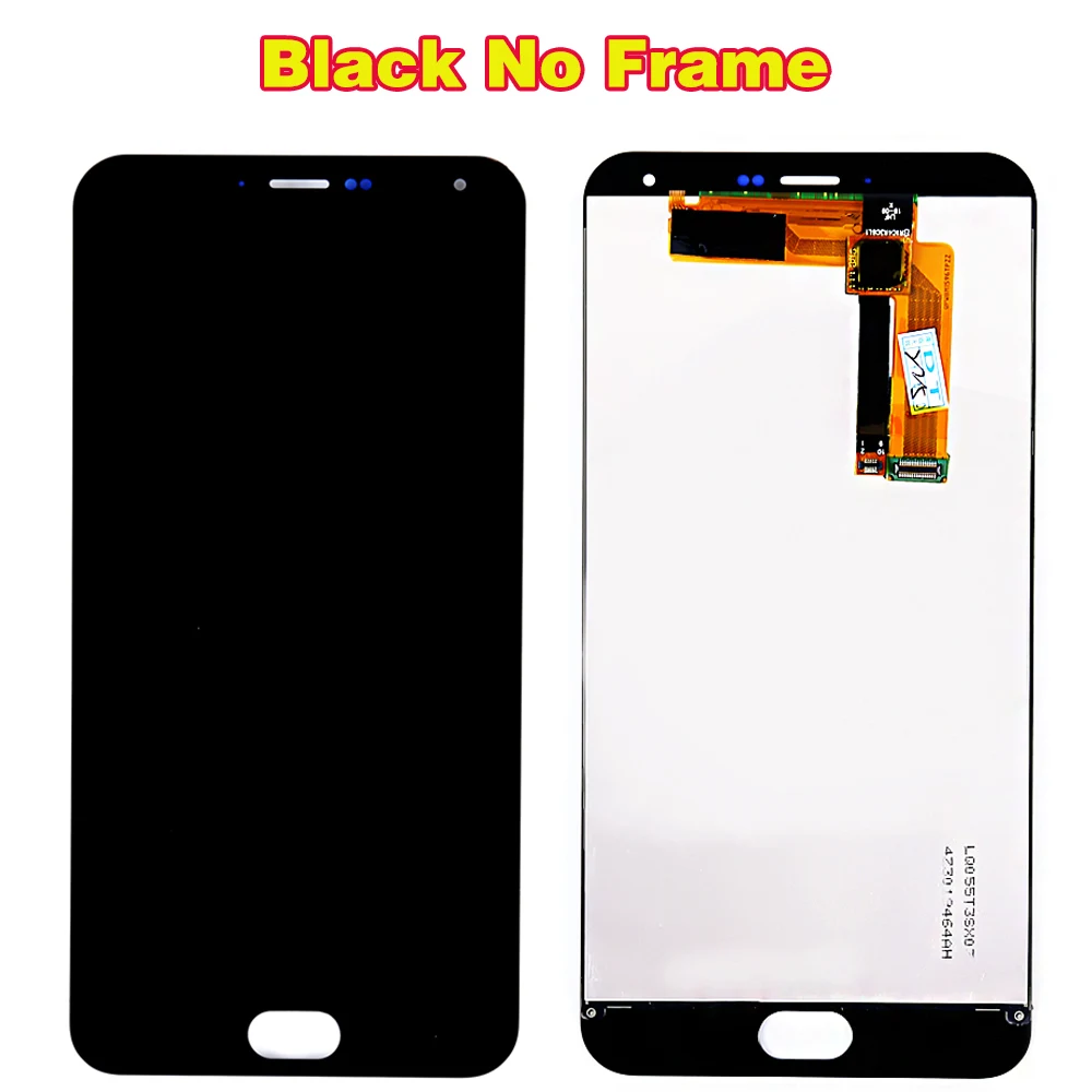 По сделке командный бренд для Meizu M2 Note 5,5 дюймов ЖК-дисплей 1920*1080 кодирующий преобразователь сенсорного экрана в сборе рамка с бесплатным закаленным стеклом
