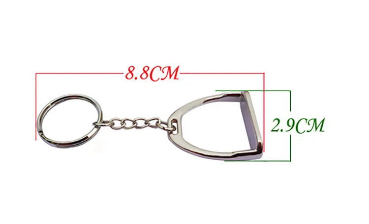 Брелок лошадь цинковый сплав стремя брелок небольшой тонкой работы висячий орнамент лошадь оборудование Strzemiona