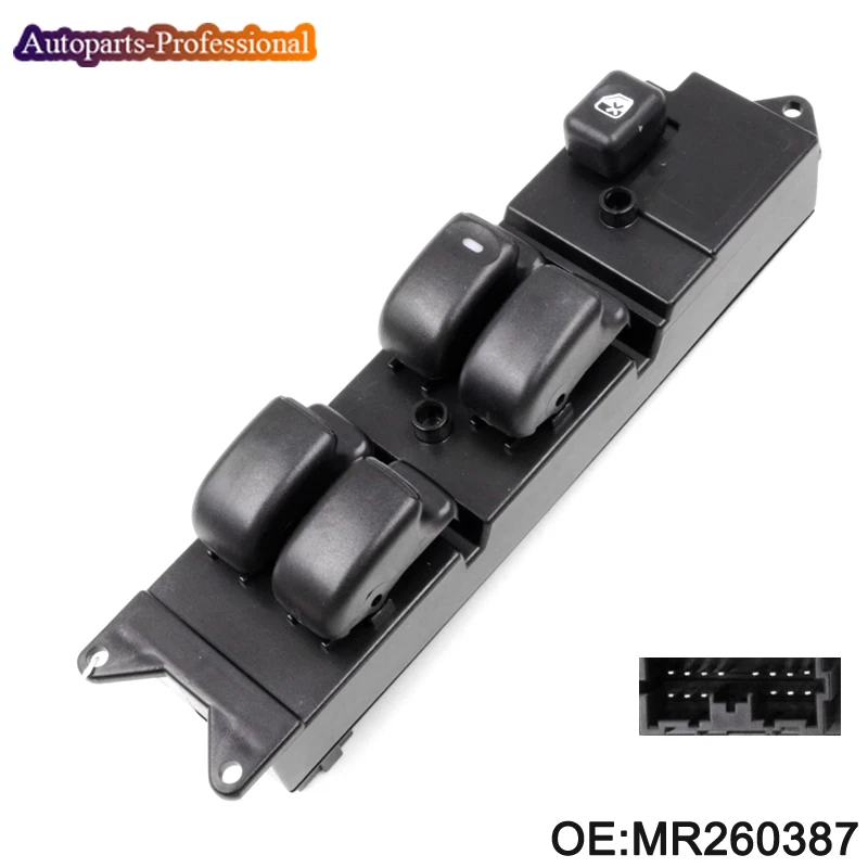 

MR260387 New Window Control Switch 14 Pins For Mitsubishi L-200 High Quality