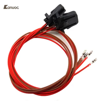 

2 * 55cm Wires For OEM Volkswagen Door Warning Light extension Cable Harness Connector Plug Sockets For VW Golf Jetta MK5 Passat