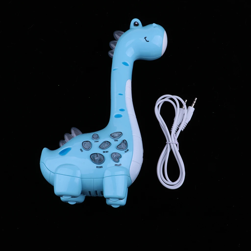 Kids Toddlers Mp3 Player Microphone Music Karaoke Toys Kidtastic Play Microphone Sounding Amplifer Toy - Dinosaur