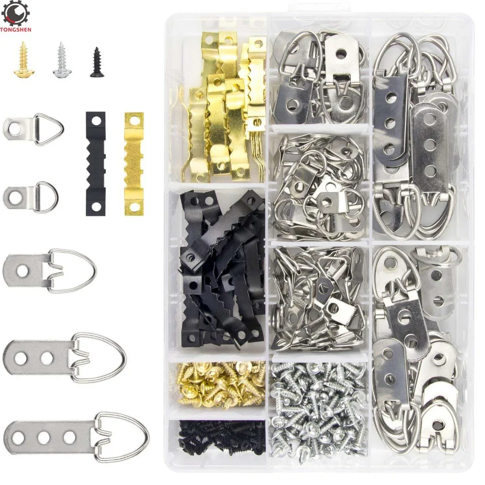 Picture Hanging Kit 500PCS Heavy Duty Assorted Picture Hangers with