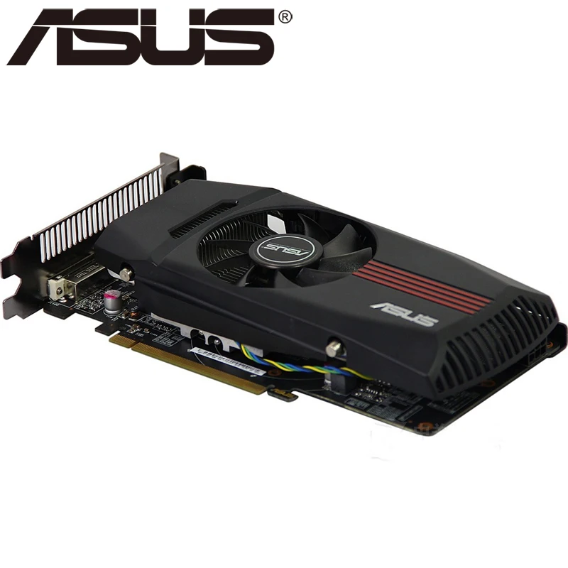 ASUS видеокарты HD 7770 1 ГБ 128 бит GDDR5 видеокарта для ATI Radeon HD7770 VGA карты используется