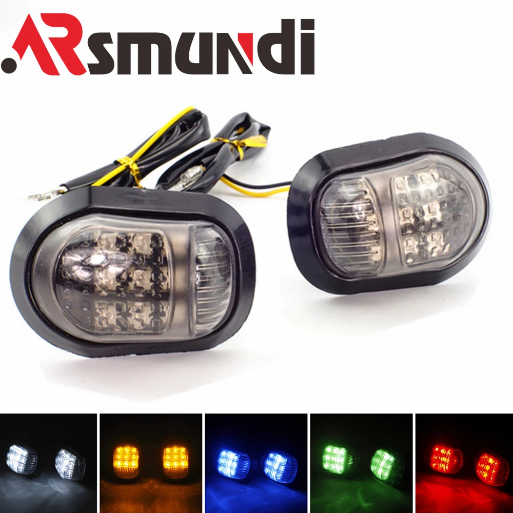 

Motorcycle Turn Signal Light 12V LED Turn Signals Indicators Universal Blinkers Flashers For Honda Grom Msx 125 Msx125 SF