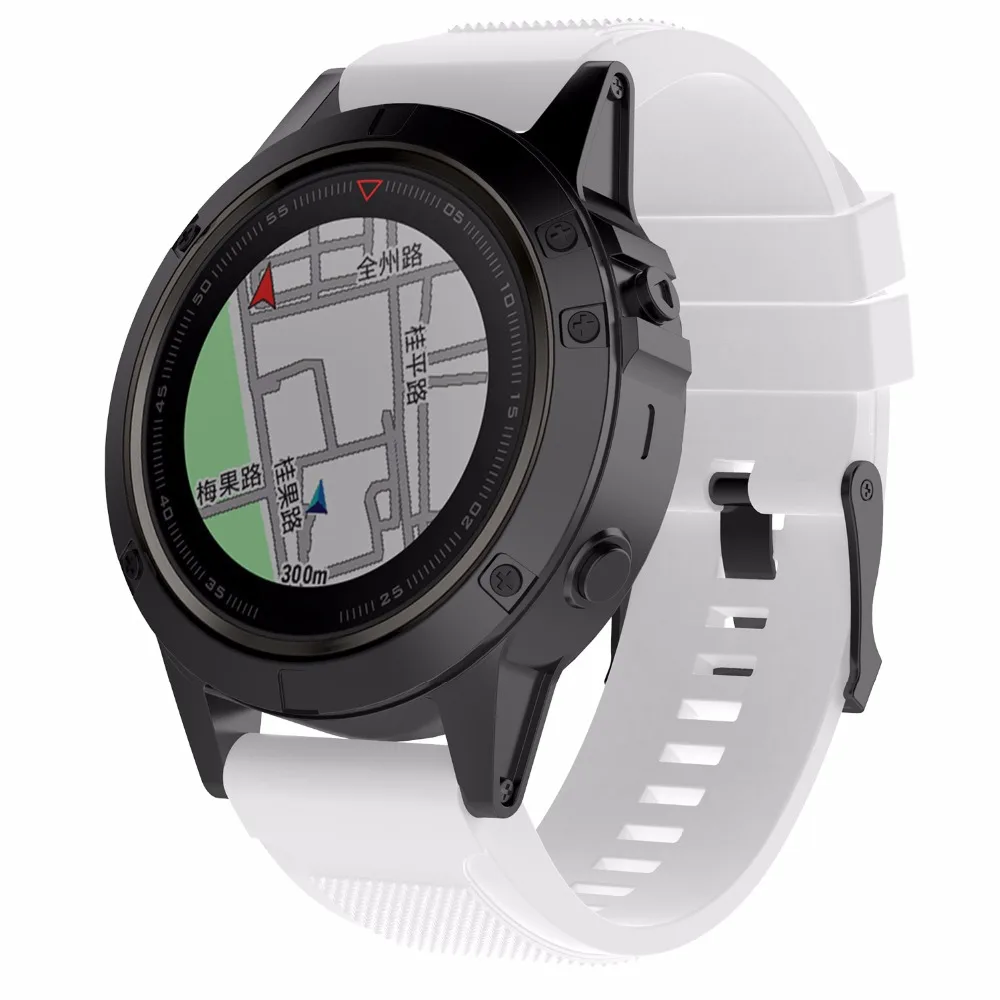 26 мм силиконовый сменный ремешок для часов браслет универсальный Garmin Fenix 5X/Fenix 3