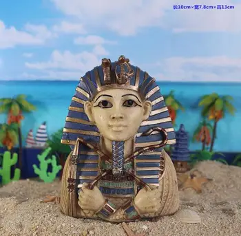 

Cleopatra Egypt pharaoh mummy skull head original color decoration factory direct sale wholesale