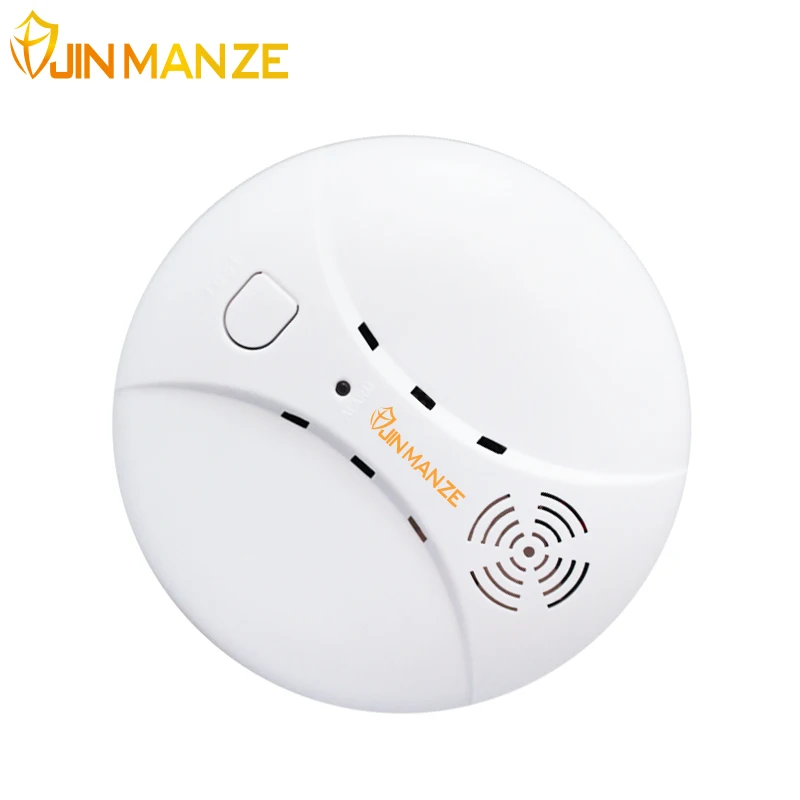 433Mhz Wireless Photoelectric Smoke Detector Home Commercial Security Guaider Alarm System Device Fire Sensor Detector new 433mhz sensor sensitive photoelectric home security system cordless wireless smoke detector fire alarm for home protection