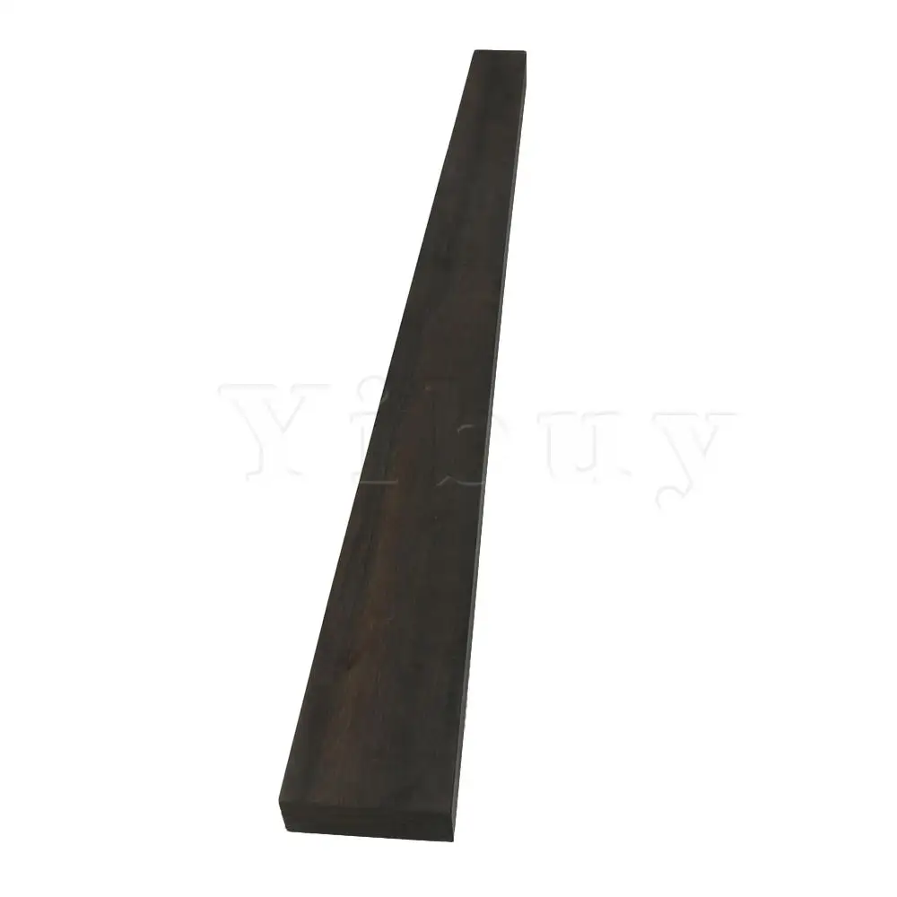 

Yibuy 51x6x2.1cm Black Wood Cello Fingerboard Blank Material Fretboard Cello Replacement Accessories
