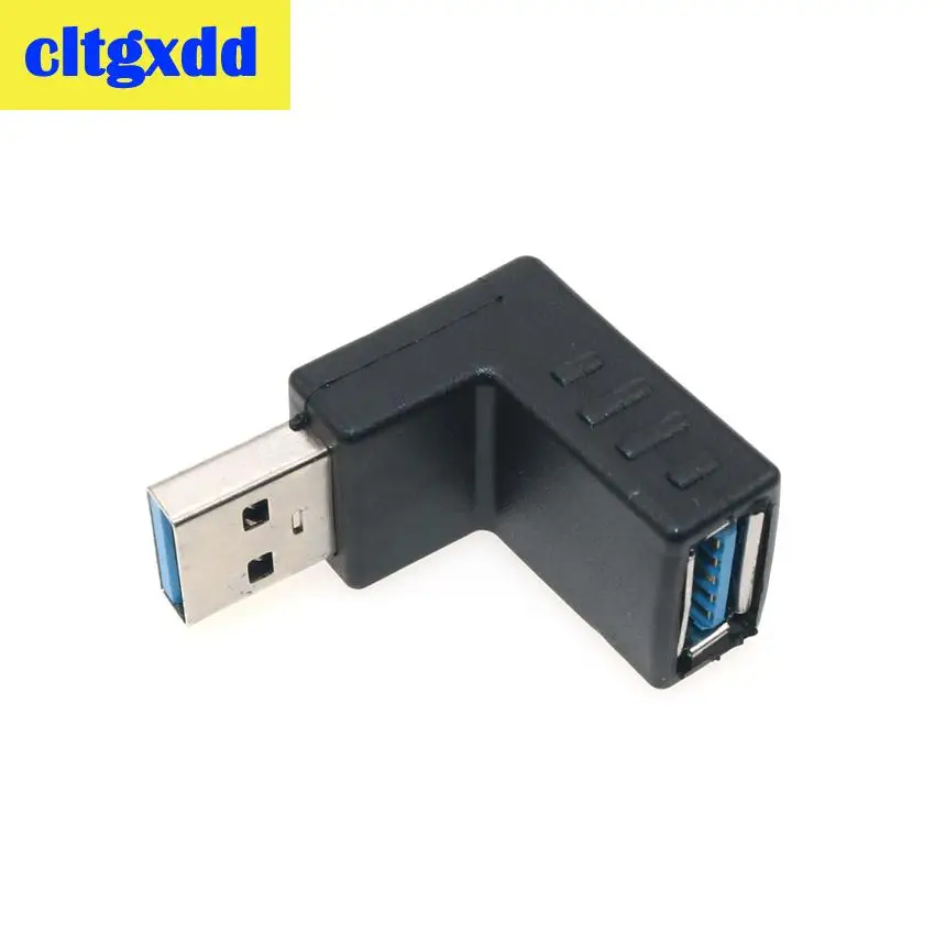 Cltgxdd прямоугольный разъем USB3.0 L образный адаптер конвертер USB 3 0 A штырь гнездо 90/180