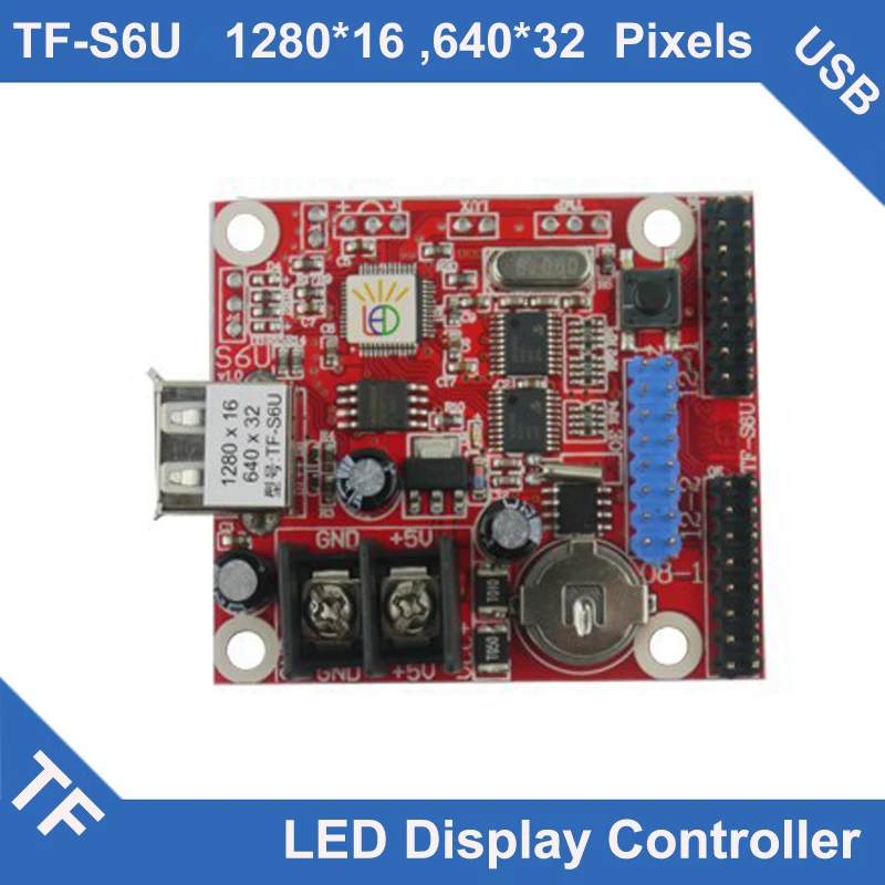 

TF-S6U TF longgreat LED Display Control Card USB Port Asynchronous Single Dual Color