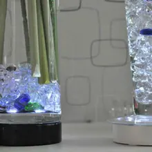 Свадебные украшения день рождения украшения детей Лот из 10 4 inch AA Батарея работает LED ваза базовый свет для свечи Держатели