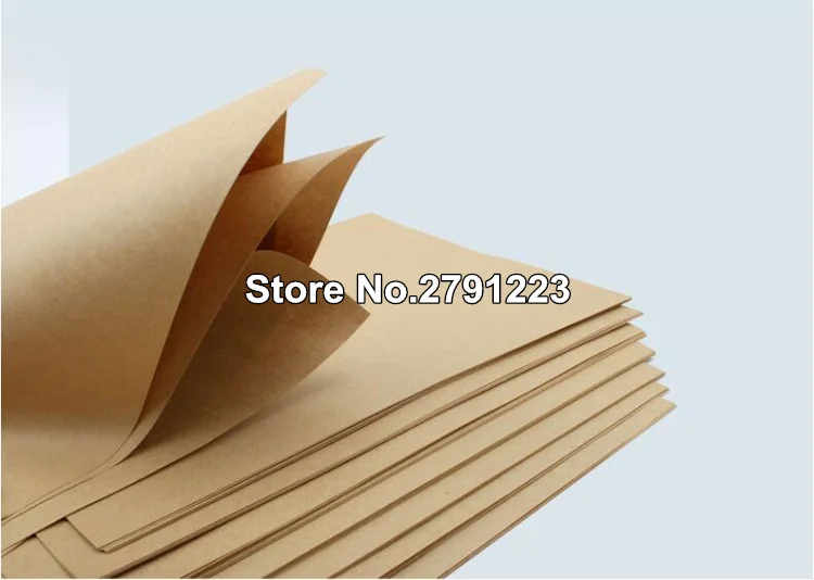 50 sheets A4 Brown Kraft Paper High Quality A4 Hard Kraft Paper DIY Handmake Card Making Craft Thick Paperboard Cardboard