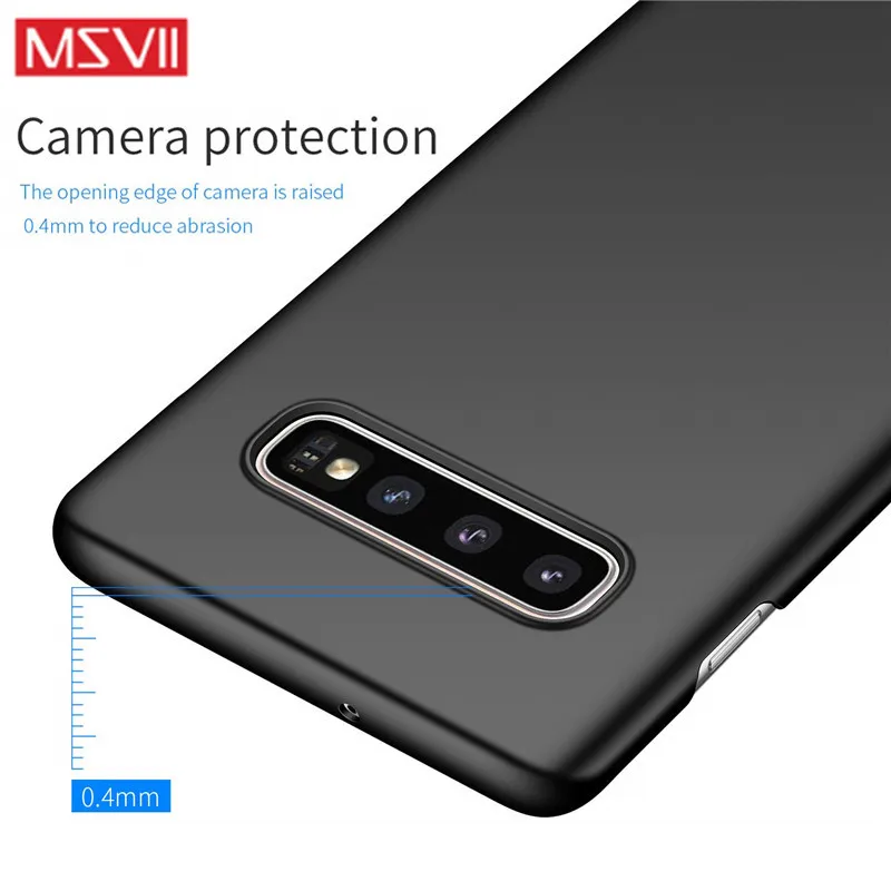 Для samsung Galaxy S10 E plus чехол MSVII защитный чехол Жесткий PC задняя крышка Coque для samsung Galaxy S8 S9 PLUS S 10E чехол для телефона