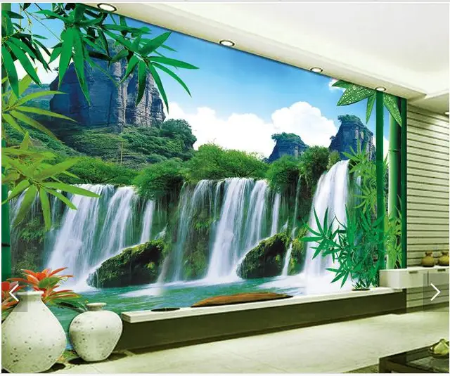 Niestandardowe 3d Fototapety 3d Malowidła ścienne Tapety Krajobrazy