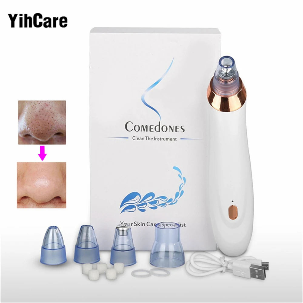 

Electric Blackhead Remover Vacuum Pore Cleaner Nose Acne Blackhead Removal USB Rechargeable Comedo Suction Skin Care Beauty Tool