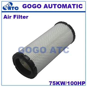 

High quality Air filter 75KW/100HP Screw Compressors new Wind Filter Screw machine parts Vinyl one-way air compressor