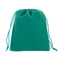 Дешевые 100 шт. 7x9 см; 8x10 см бархатные мешочки красочные стенд для ювелирных украшений мешочек сумка со шнурками на Рождество, пакеты для свадебных подарков - Цвет: Green