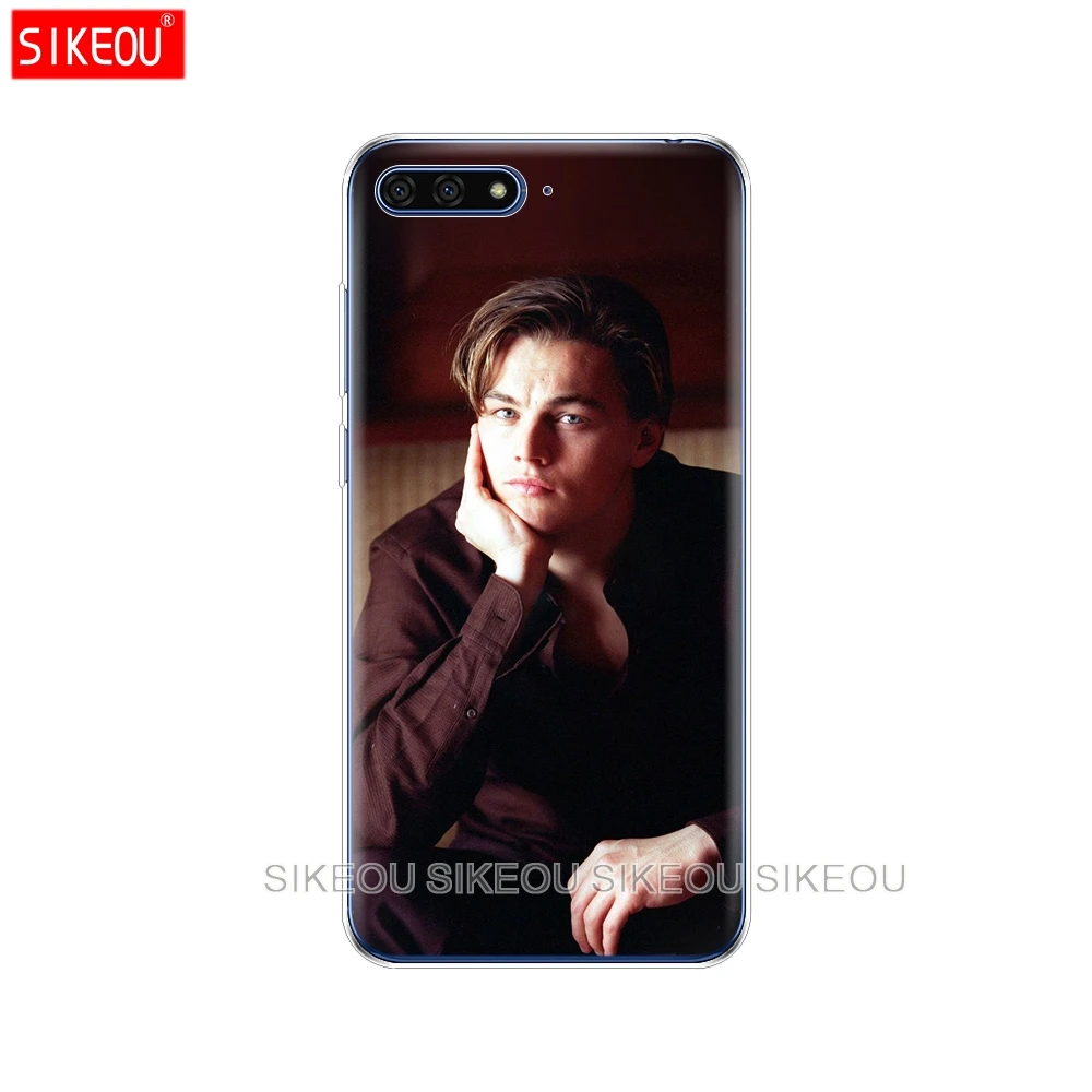 Силиконовый чехол для телефона Huawei Honor 7A PRO 7C Y5 Y6 Y7 Y9 2017 2018 Prime Leonardo Dicaprio young
