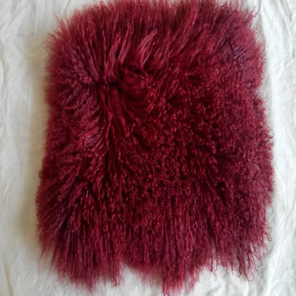 real mongolian fur pillows