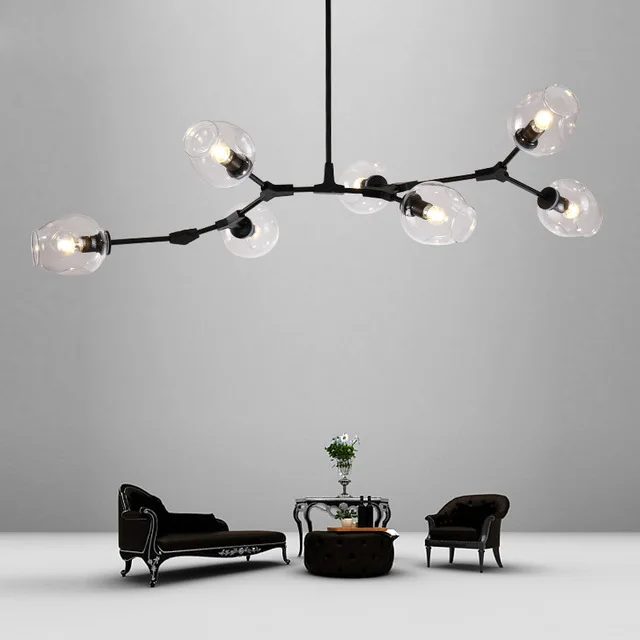 

Modern Chandeliers Lighting Ball Pendant Lamp Gold Metal Hanging Lamp Living Room Dinning Room Light Fixtures