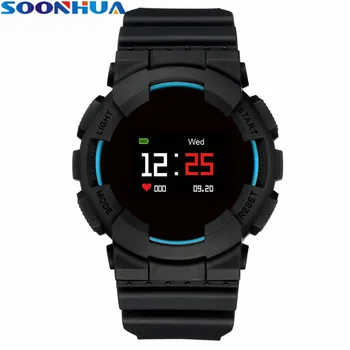 

SOONHUA Bluetooth Smart Wristband Full Touch Control OLED Big Data Clound Service Heart Rate Sleep Monitor Call Alarm Reminder