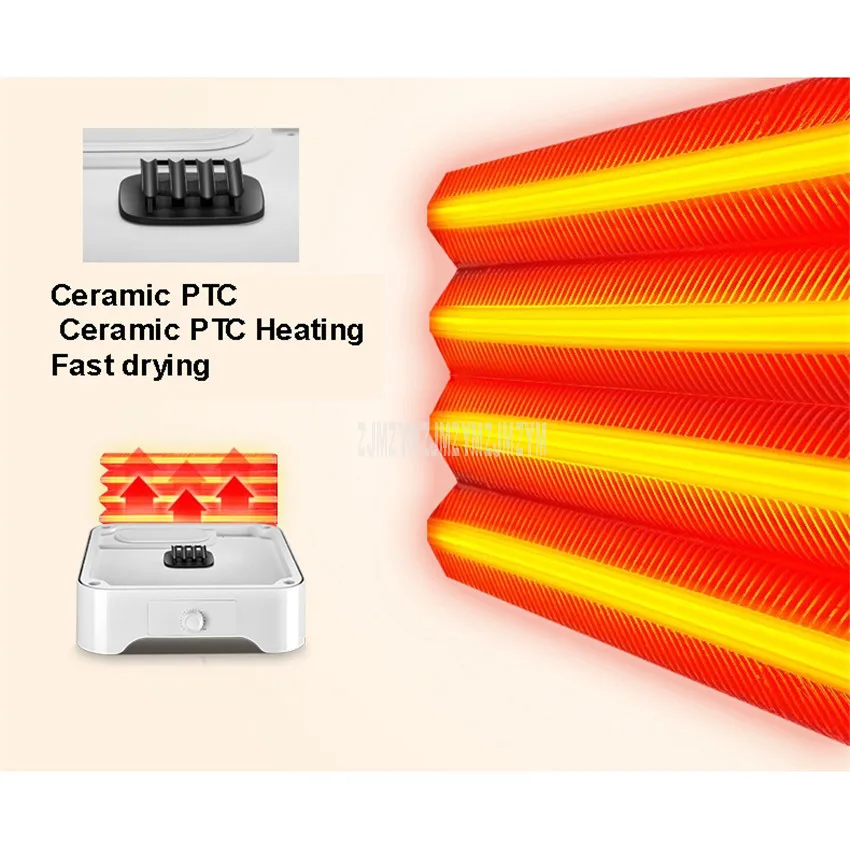 RC-52 Бытовая двухслойная электрическая сушилка для белья, ультра-Бесшумная Портативная сушилка для белья, быстрая сушилка для одежды, теплая сухая машина для детей